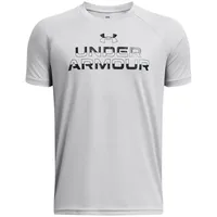Under Armour Tech Trainingsshirt Jungen 011 mod gray/black M