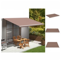 VidaXL Markisenbespannung Braun 5x3,5 m - Braun