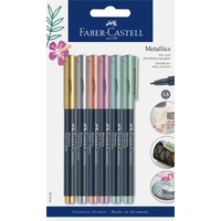 Faber-Castell Metallics Marker 6 Farben