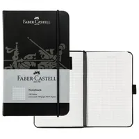 Faber-Castell Notizbuch A6 194 S kar 100g/m2 schwarz