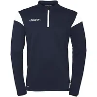 Uhlsport Squad 27 1/4 Zip Top Trainingspullover Marine/Weiß 152