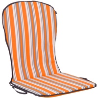Patio Stuhlauflage 89 x 44 cm gestreift orange 1