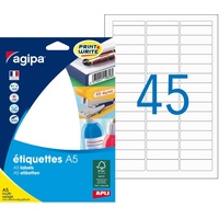 APLI agipa Universal-Etiketten, 12,8 x 38 mm, wei VE