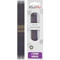 KnitPro J’adore Cubics Nadelspiele 6" (15cm) | 4,5mm