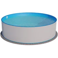 Planet Pool Stahlwandpool rund Exklusiv 300x120 cm, Stahl 0,6