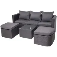 MCW Lounge-Set 4-tlg. Anthrazit