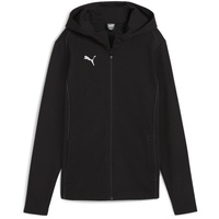 Puma teamFINAL Casuals Kapuzenjacke Damen 03 black/silver XS
