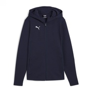 Puma teamFINAL Casuals Kapuzenjacke Damen 06 navy/silver XXL