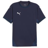 Puma teamFINAL Jersey Unisex-Erwachsene Fußballtrikot, PUMA Navy-PUMA White-Persian blue