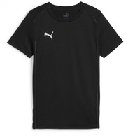 Puma teamFINAL Casuals T-Shirt Kinder 03 black/silver 128