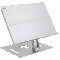 DataFlex Dokumentenhalter Verstellbar Silber, Ergonomische Lösung für Dokumente bis