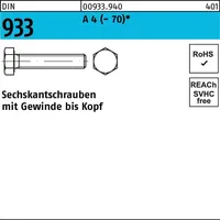 Hörger & Geßler DIN 933/ISO 4017 Sechskantschraube VG M20x40
