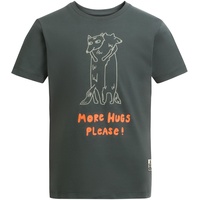 Jack Wolfskin Jungen More HUGS T K T-Shirt, Slate