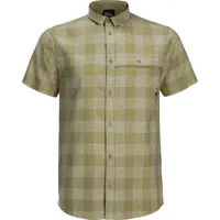 Jack Wolfskin Highlands Kurzarmhemd - Bay Leaf Check -