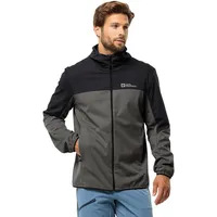 Jack Wolfskin Herren Feldberg Hoody M Softshelljacke, Slate, XL