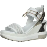 Nero Giardini Sandalen in Weiß/Gold | Gr.: 38