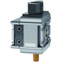 Riegler Kugelhahn 3/2-Wege »multifix«, abschließbar, BG 5, G 1