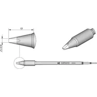 Jbc Lötspitze Serie C470, Meißelform, C470013/2,0 x 0,9 mm,