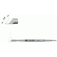 Jbc Entlötspitze Serie C120 für Dual-In-Line, C120008/3,5 mm, schräg,