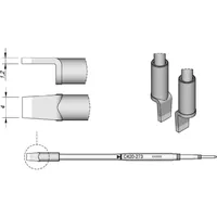 Jbc Lötspitze Serie C420, C420273/4,0 mm, für Dual-In-Line-IC