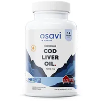 Osavi Norwegian Cod Liver Oil Softgels, 1000mg (Lemon) -