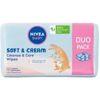 NIVEA BABY Taschentücher Biologisch abbaubar Soft & Cream Sparpack,