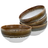CreaTable CreaTable, 21687, Serie Cascade, Buddha Bowl Set Steinzeug,