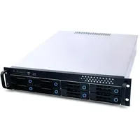 Fantec SRC-2080X07-12G/6G-BCE 2HE Storagegehäuse, 12G/6G Backplane für 8X SATA/SAS