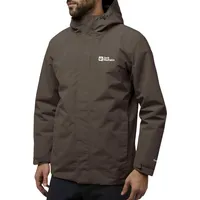 Jack Wolfskin Altenberg 3in1 Jacke - Cold Coffee -