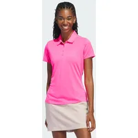 Adidas Solid Performance Short Sleeve Poloshirt für Damen rosa