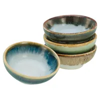 CreaTable CreaTable, 21725, Serie Cascade, 4-teiliges Geschirrset, Dip-Schalen Set