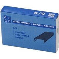 Alco Heftklammern 6/4, verzinkt, 2000 Stück