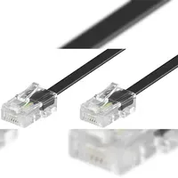 Goobay ISDN Modularanschlußkabel 6m,sw,St/St 50256