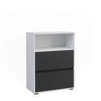 Vicco Badschrank Maltin Weiß/Weiß 60 x 78 cm mit