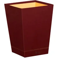 Rhodia Rhodiarama Papierkorb aus Kunstleder, 27x27x32cm - Weinrot 194619C