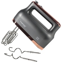 Hagenuk Handmixer 400W HM-400.2 5 Geschwindigkeiten Verchromt Roségold-Dekor -