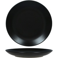 Mambocat 24tlg Frühstücksset Panther schwarz 6 Personen aus Steingut