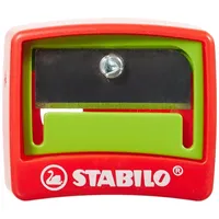 Stabilo 4548/12 Anspitzer Manueller Bleistiftspitzer Blau, Edelstahl, Durchscheinend