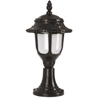 Wellhome Wandapplikation für den Außenbereich in Schwarz 25x25x45cm WellHome