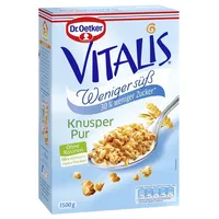 Vitalis Dr.Oetker Müsli Vitalis Weniger süß, Knusper pur, 1500g