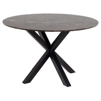 VCM Heaven Esstisch 120x120cm Braun.