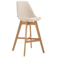 CLP Barhocker Cannes Kunstleder creme/natura