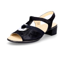 ARA Lugano Sandale mit Absatz, BLAU, 41.5 EU Weit