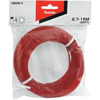 Makita Mähfaden Nylon 2,7 mm x 15 m rot