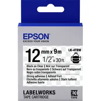 Epson LabelWorks LK-4TBW - Schwarz auf durchsichtig - Rolle