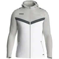 Jako Iconic Trainingsjacke mit Kapuze Kinder 016 weiß/soft grey/anthra