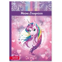 ROTH Zeugnismappe \"Einhornportrait\", mit Design und Effekt