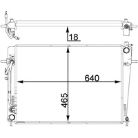 Mahle CR 1406 000P Kühlmittelkühler PREMIUM LINE