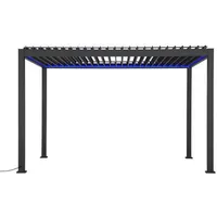 Sorara Pergola Mirador Deluxe Anthrazit m.LED ca. 400x300 cm