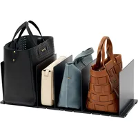 Yamazaki Taschen-Organizer (2er-Set), schwarz, ABS-Harz, minimalistisch, 31.8 x 24
